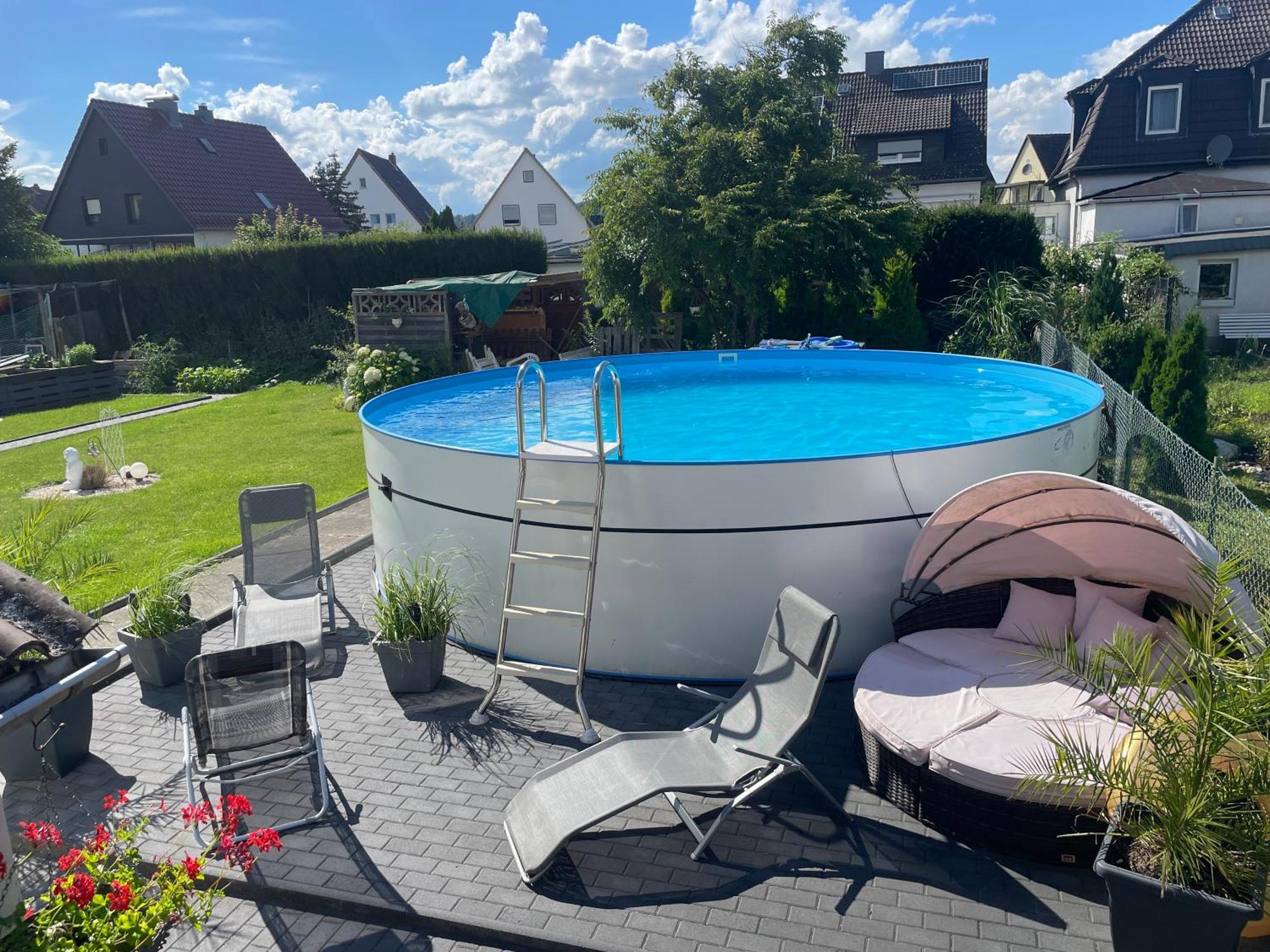 Kleine Gemuetliche Einliegerwohnung Mit Garten Und Pool Nordstemmen Exteriér fotografie